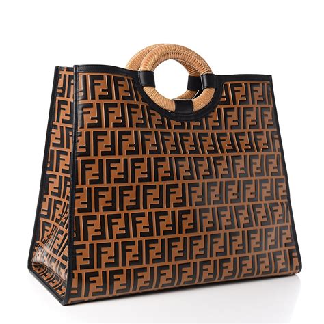 fendi runaway shopper tote|Fendi Large Runaway Shopper Tote .